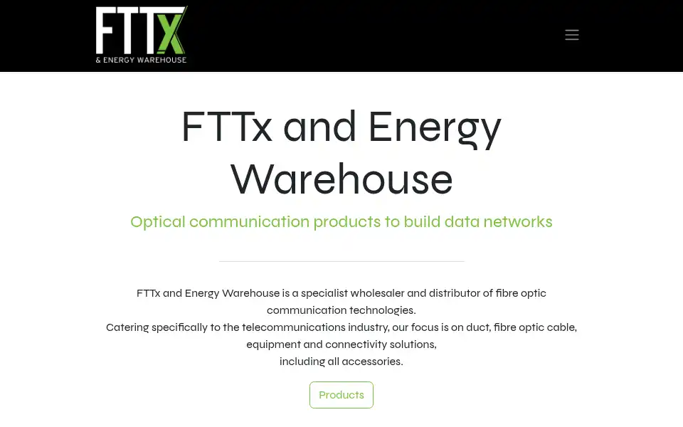 Screenshot of fttxenergy.com