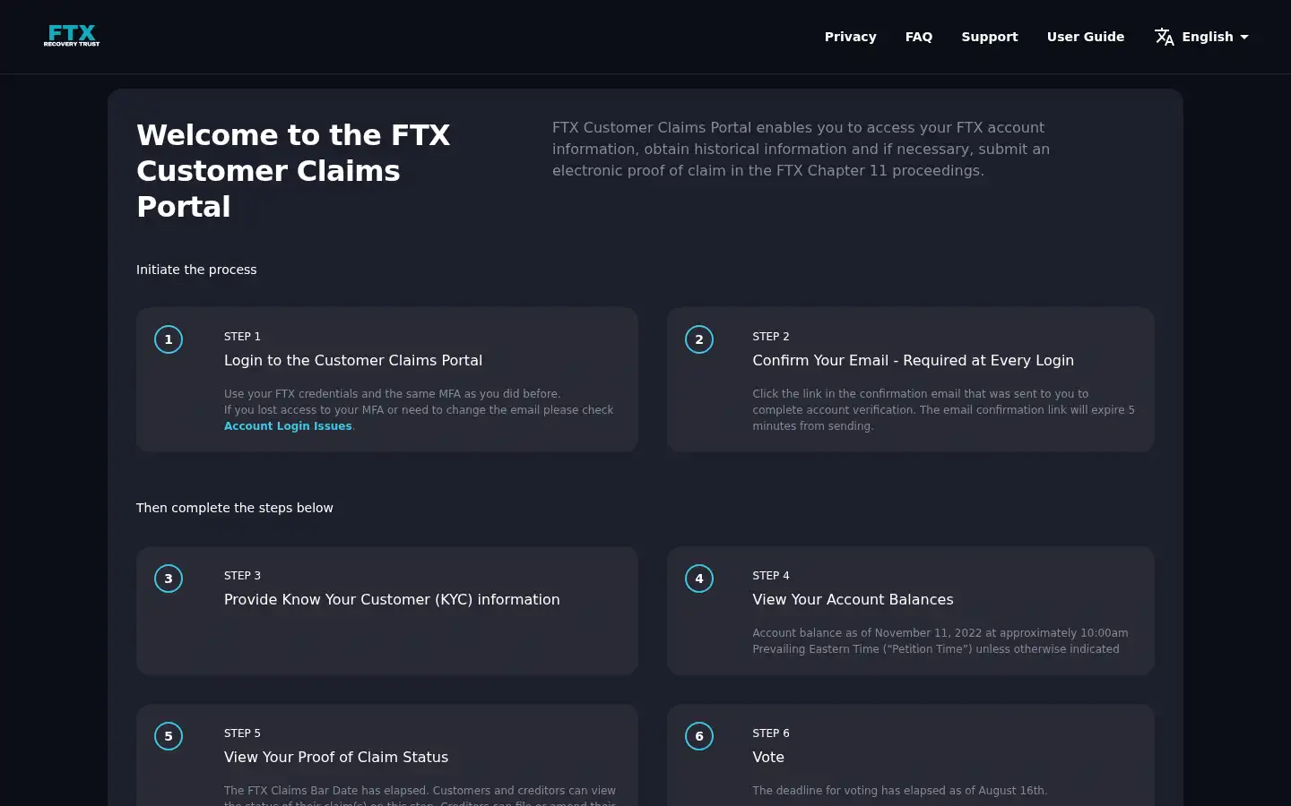 Screenshot of ftx.com