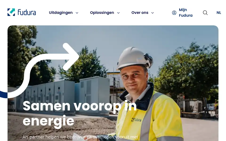 Screenshot of fudura.nl