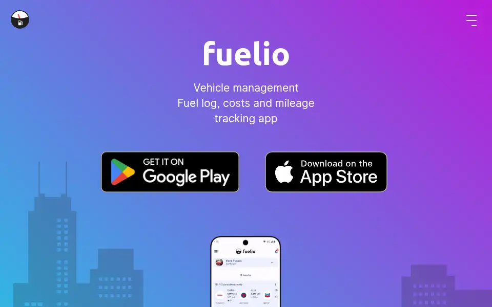 Screenshot of fuel.io