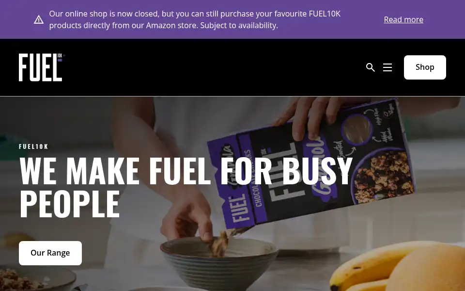 Screenshot of fuel10k.com