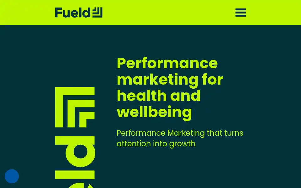 Screenshot of fueldmedia.co.uk