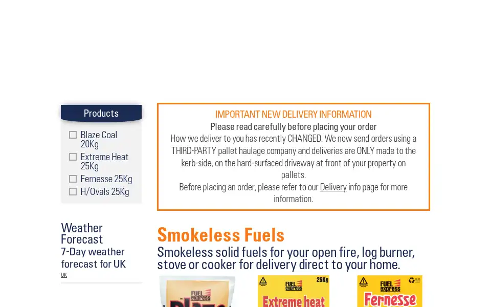 Screenshot of fuels4u.com
