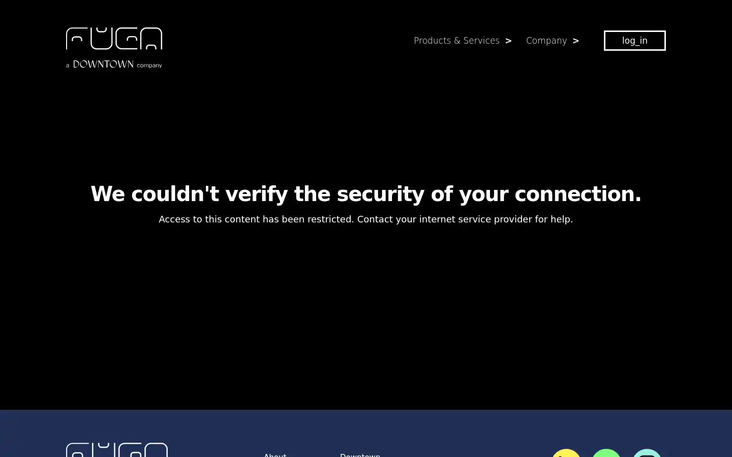 Screenshot of fuga.com