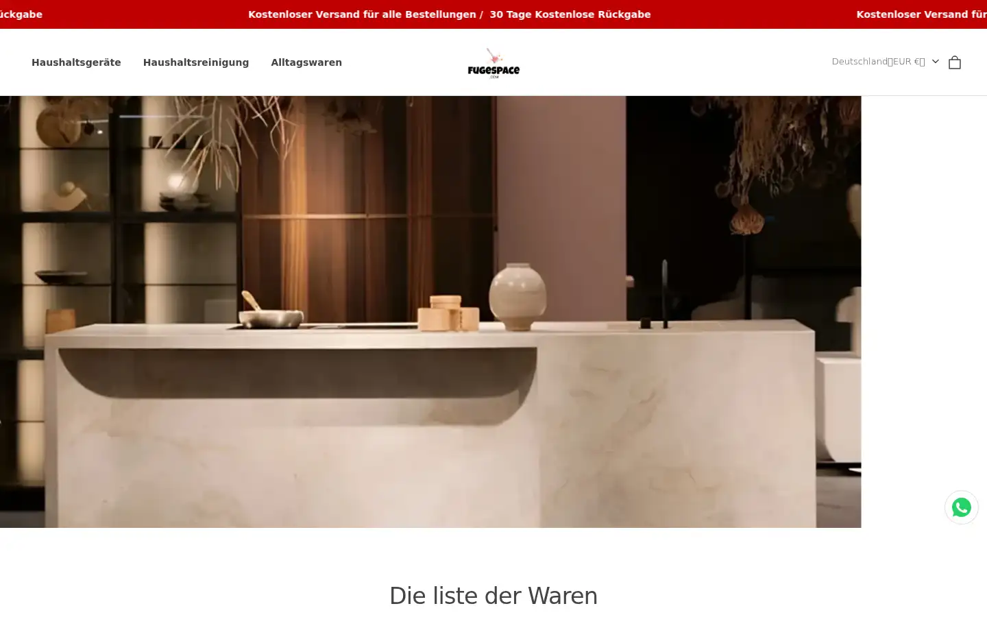 Screenshot of fugespace.com