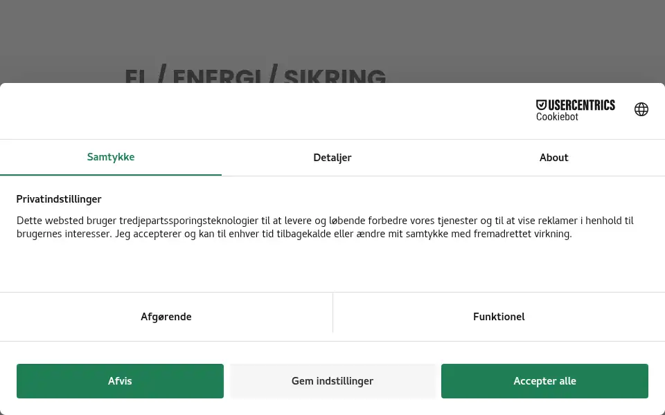 Screenshot of fugmann.dk