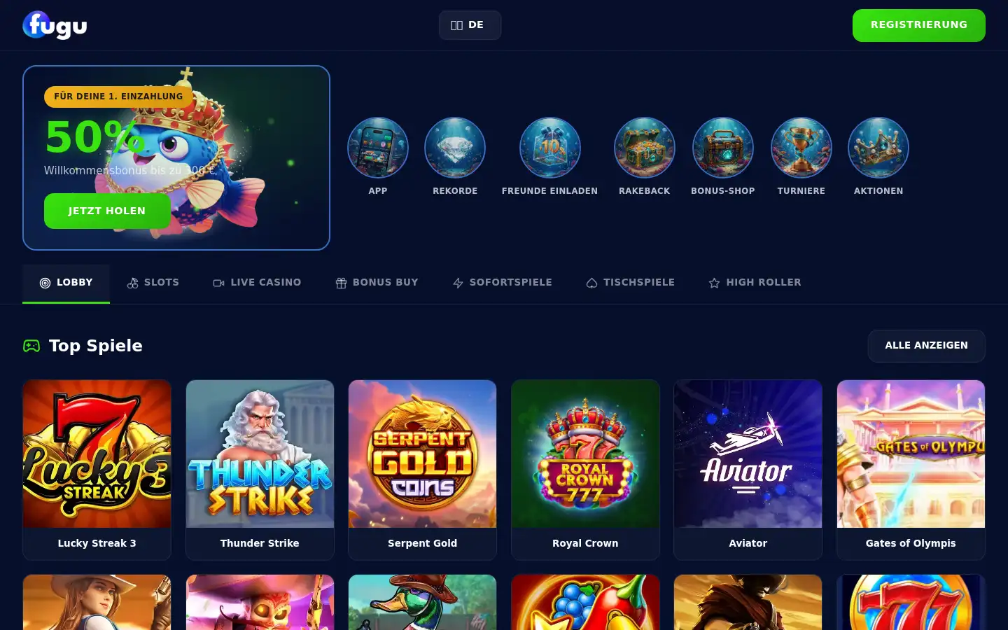 Screenshot of fugu-online.de