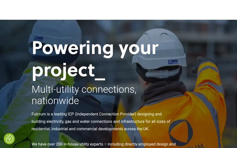 Screenshot of fulcrum.co.uk