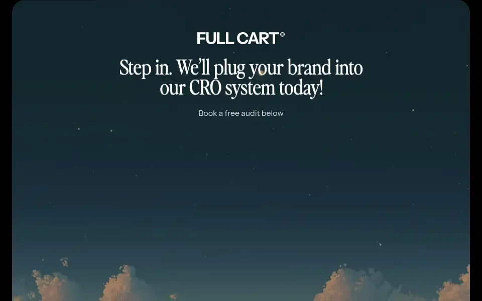 Screenshot of fullcart.agency
