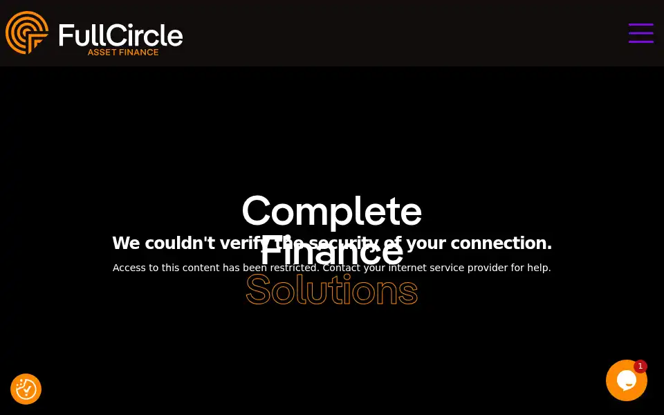 Screenshot of fullcircleassetfinance.co.uk