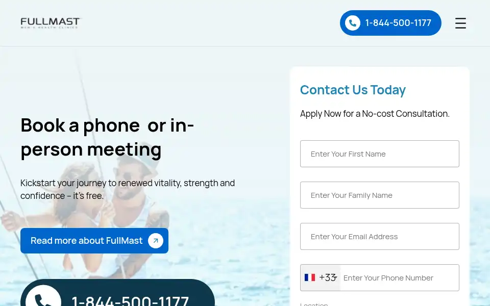Screenshot of fullmast.ca