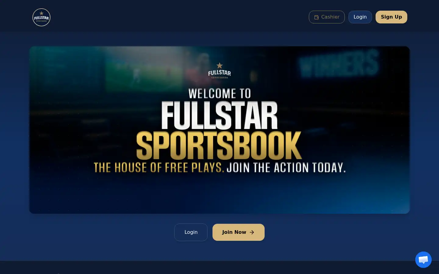 Screenshot of fullstarsportsbook.com