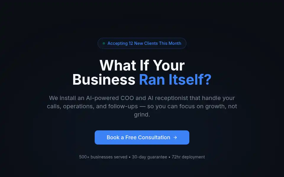 Screenshot of fullyagentic.ai