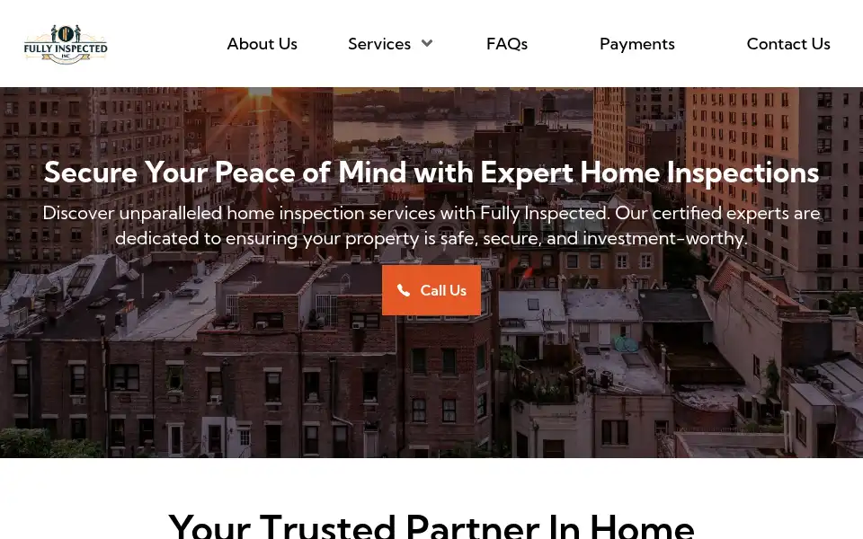Screenshot of fullyinspected.com