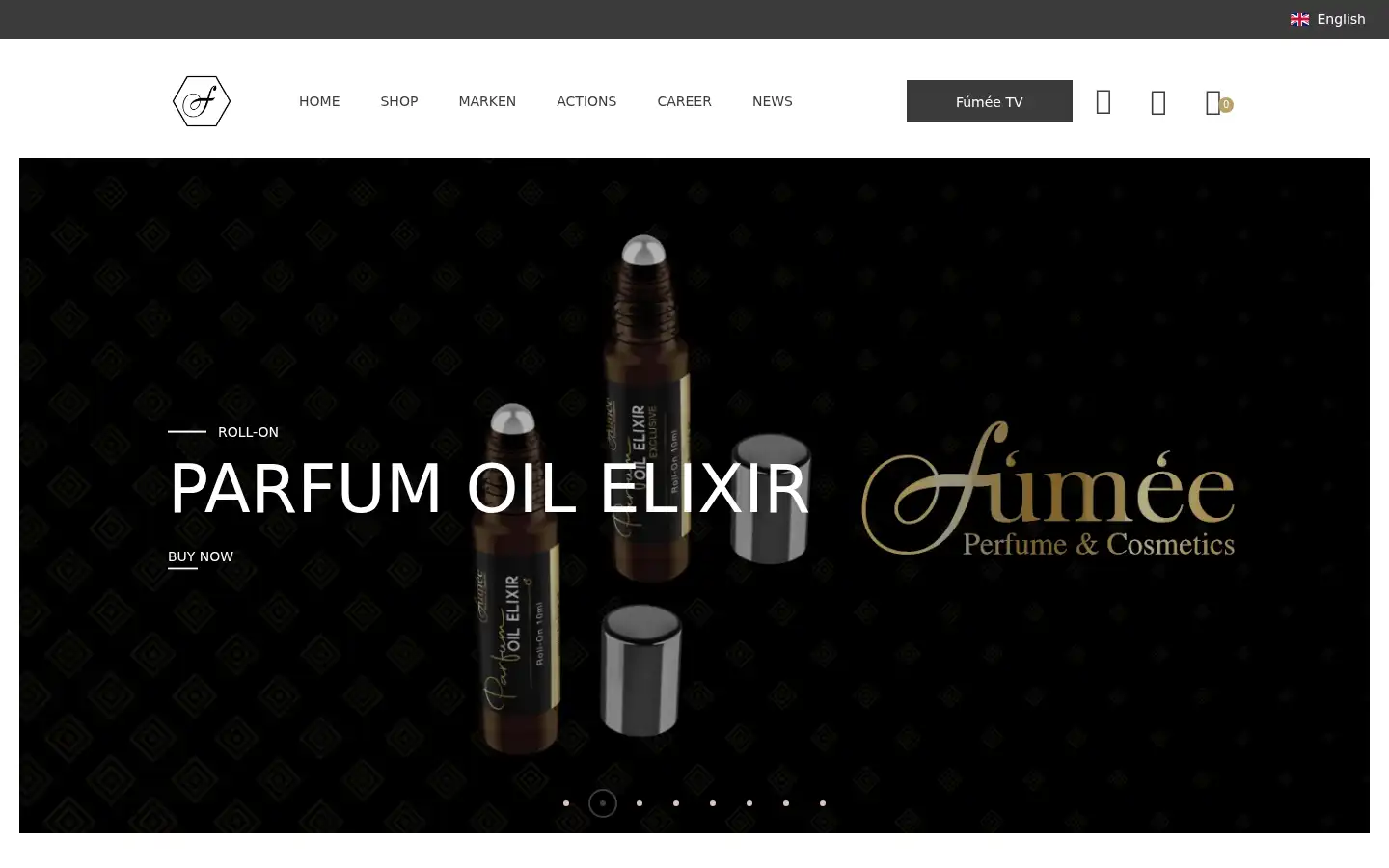 Screenshot of fumee-parfum.com