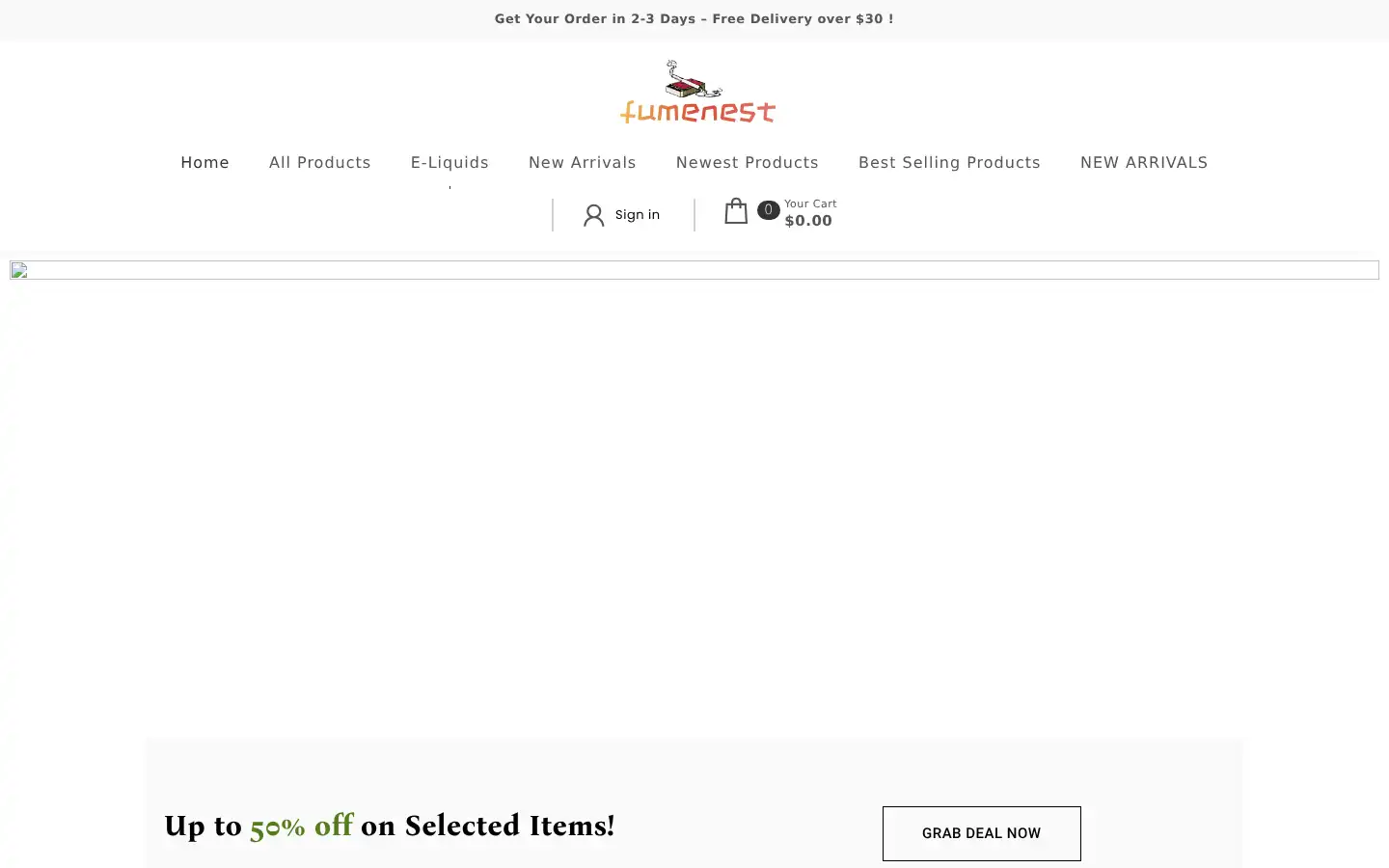 Screenshot of fumenests.com