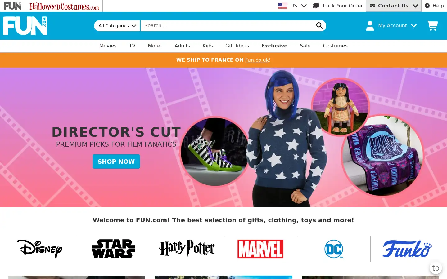 Screenshot of fun.com