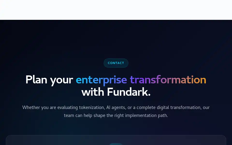 Screenshot of fundark.com