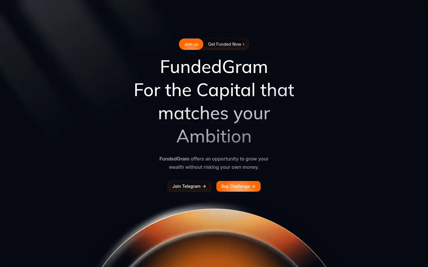 Screenshot of fundedgram.com
