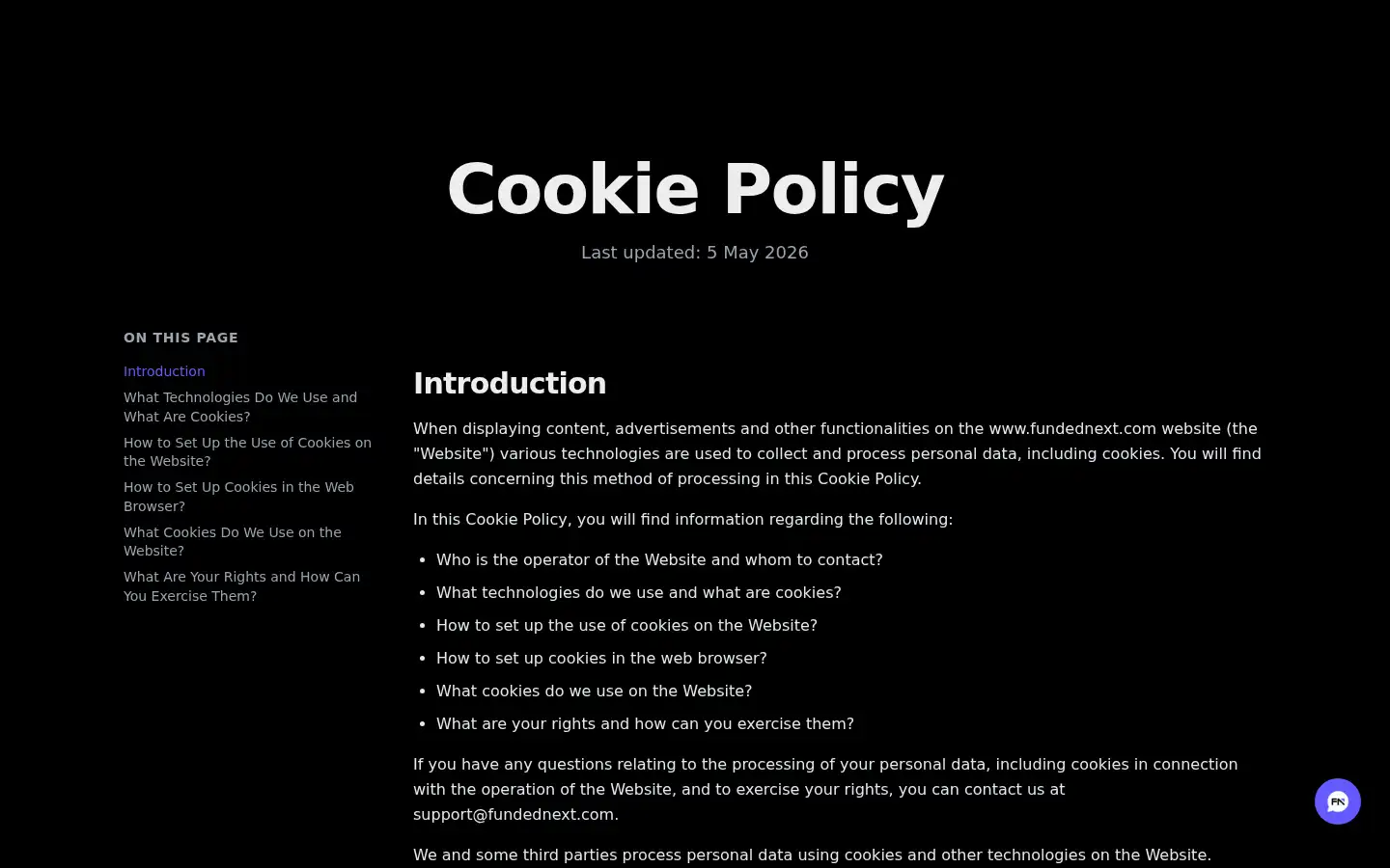 Screenshot of fundednext.com