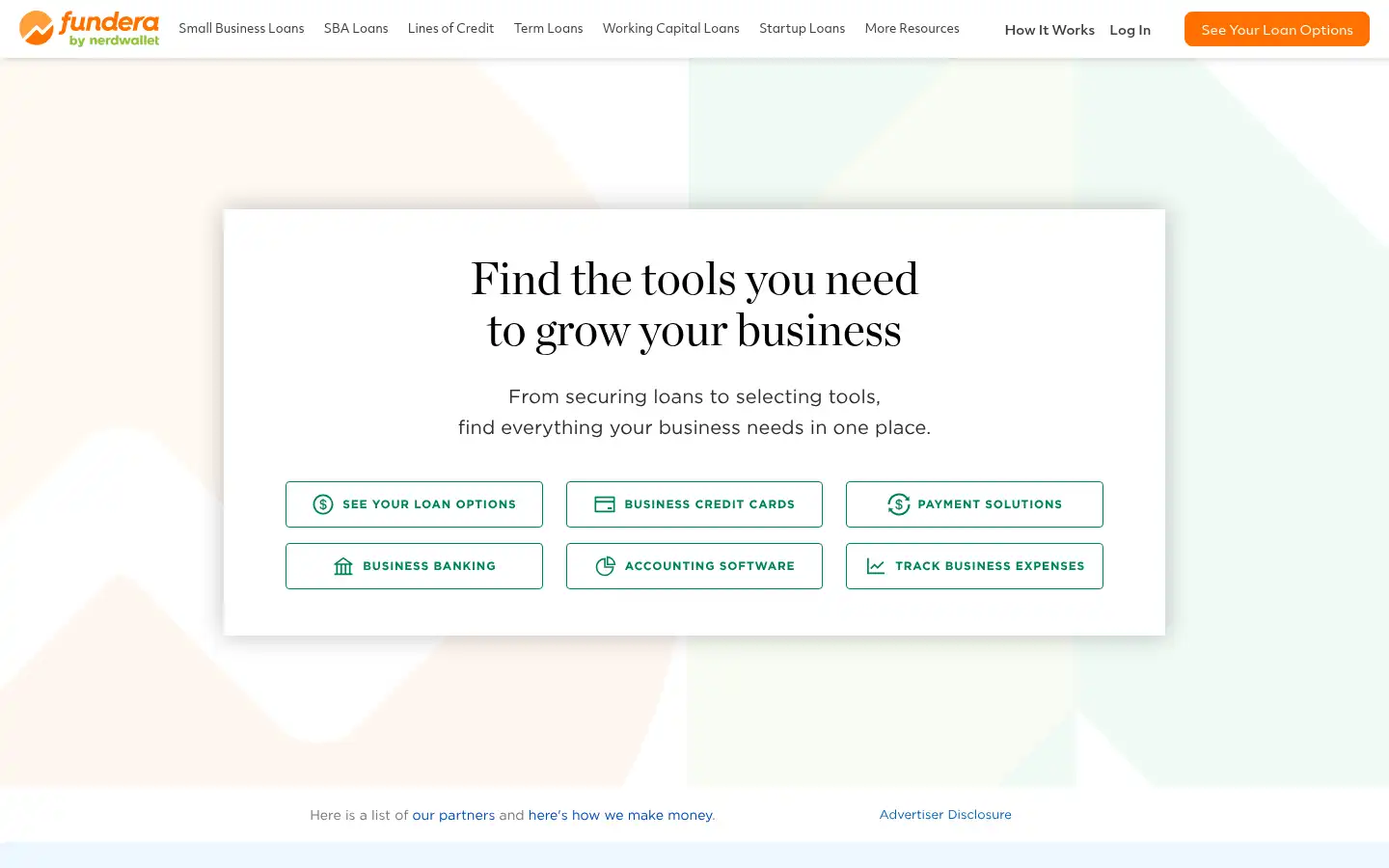 Screenshot of fundera.com