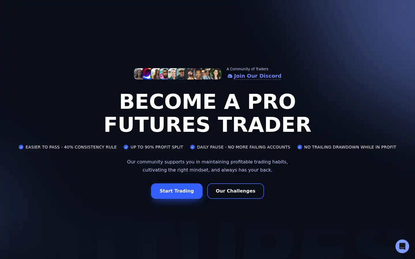 Screenshot of funderprofutures.com