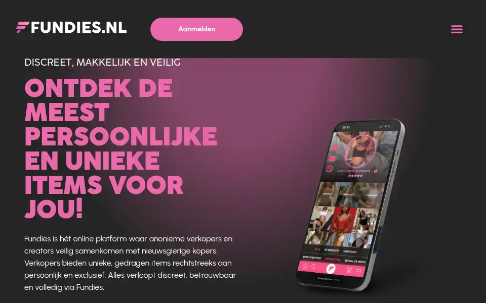Screenshot of fundies.nl