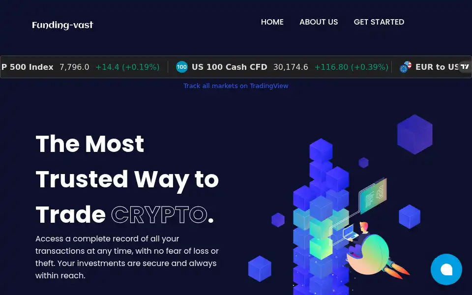 Screenshot of funding-vast.com