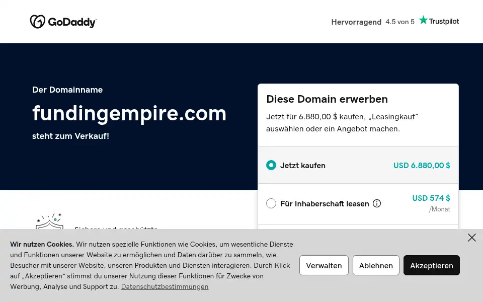 Screenshot of fundingempire.com