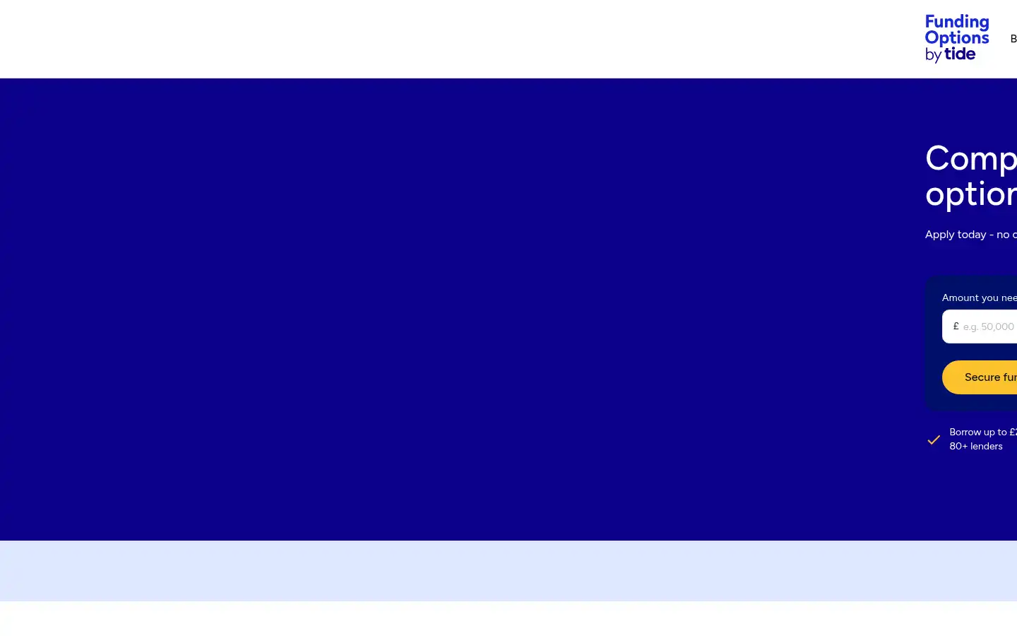 Screenshot of fundingoptions.com