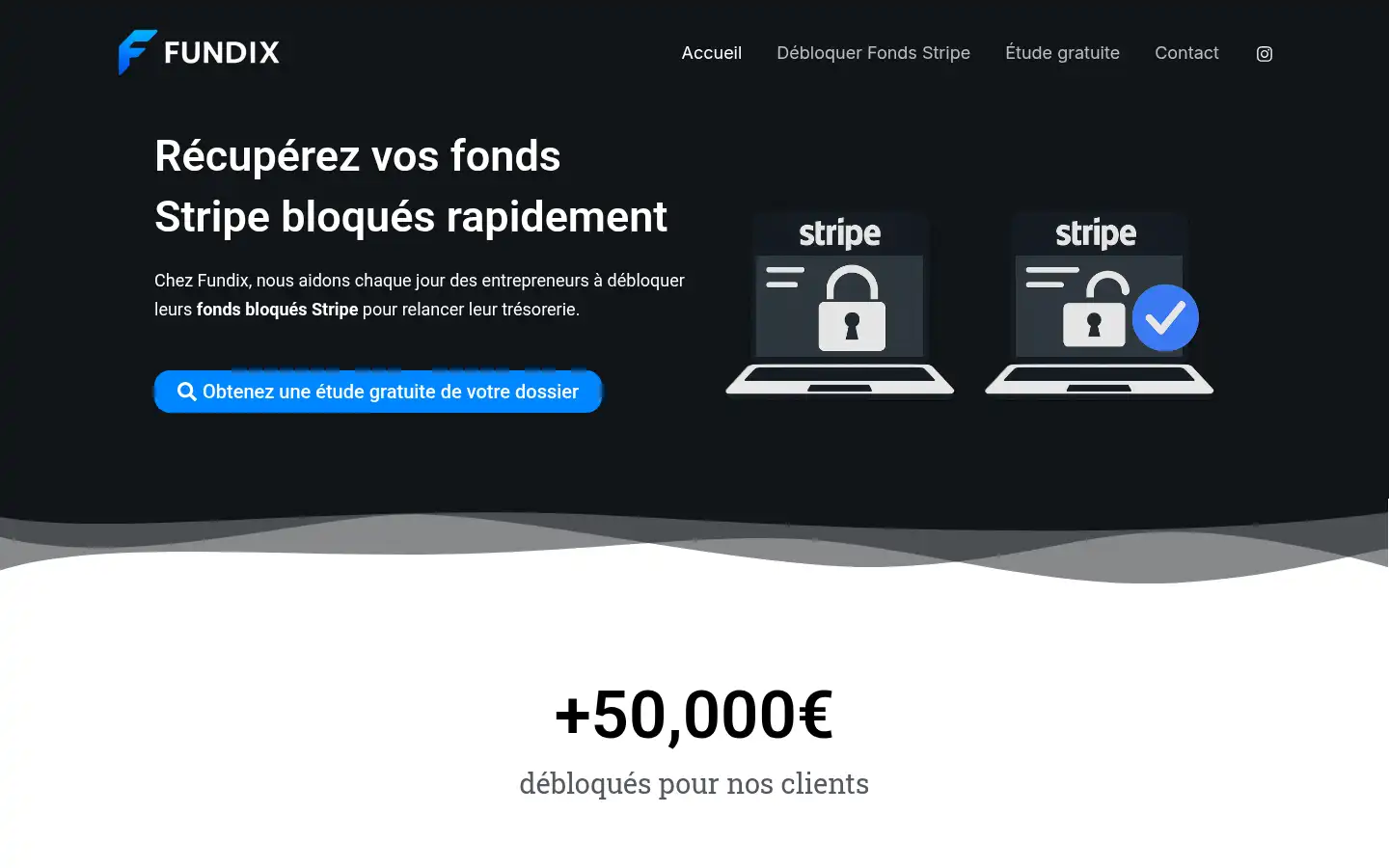 Screenshot of fundix.fr