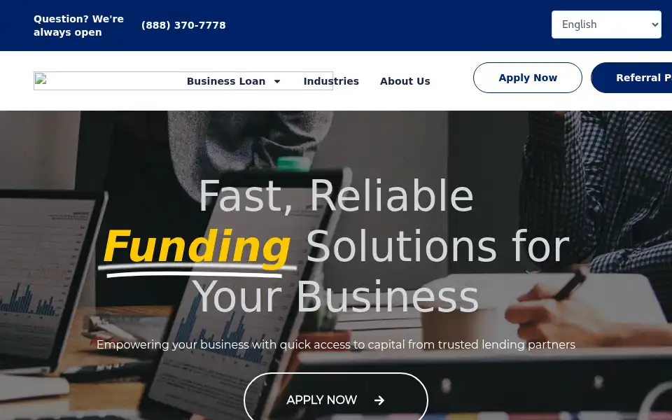 Screenshot of fundnextcapital.com