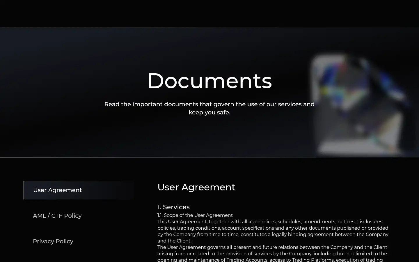 Screenshot of funds.si
