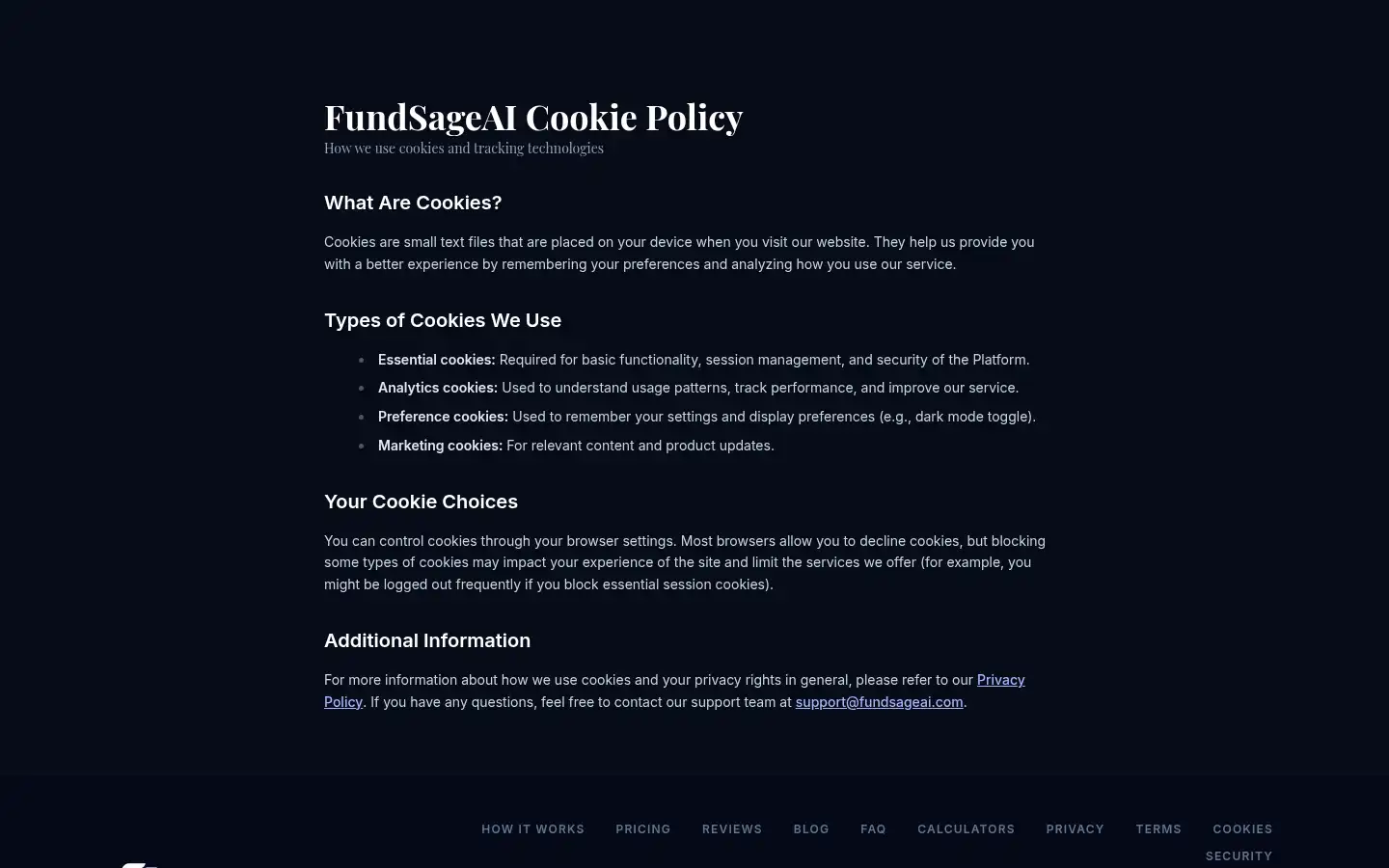 Screenshot of fundsageai.com