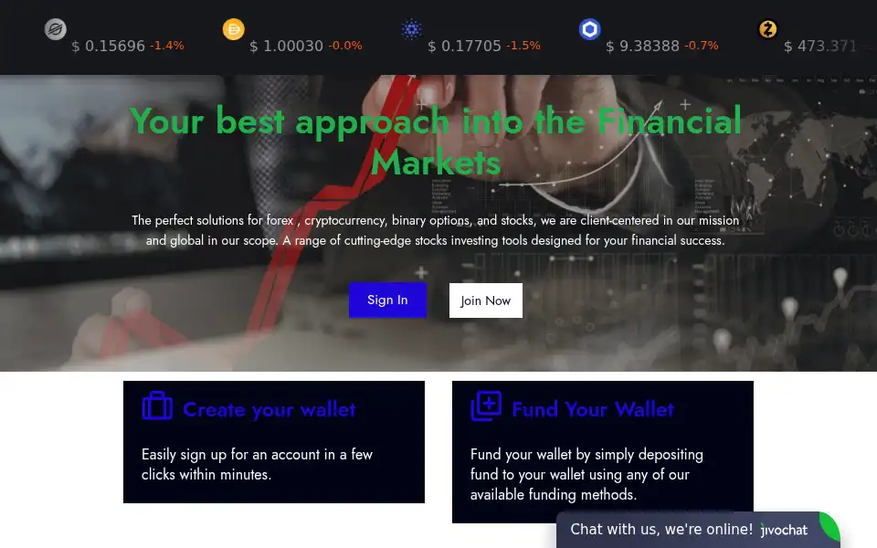 Screenshot of fundsmatrix.com