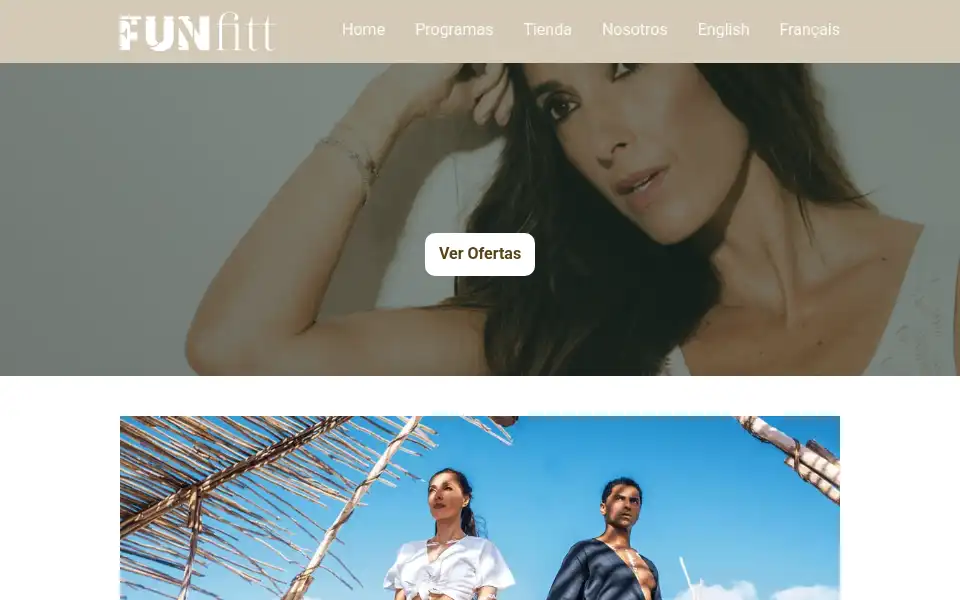 Screenshot of funfitt.com