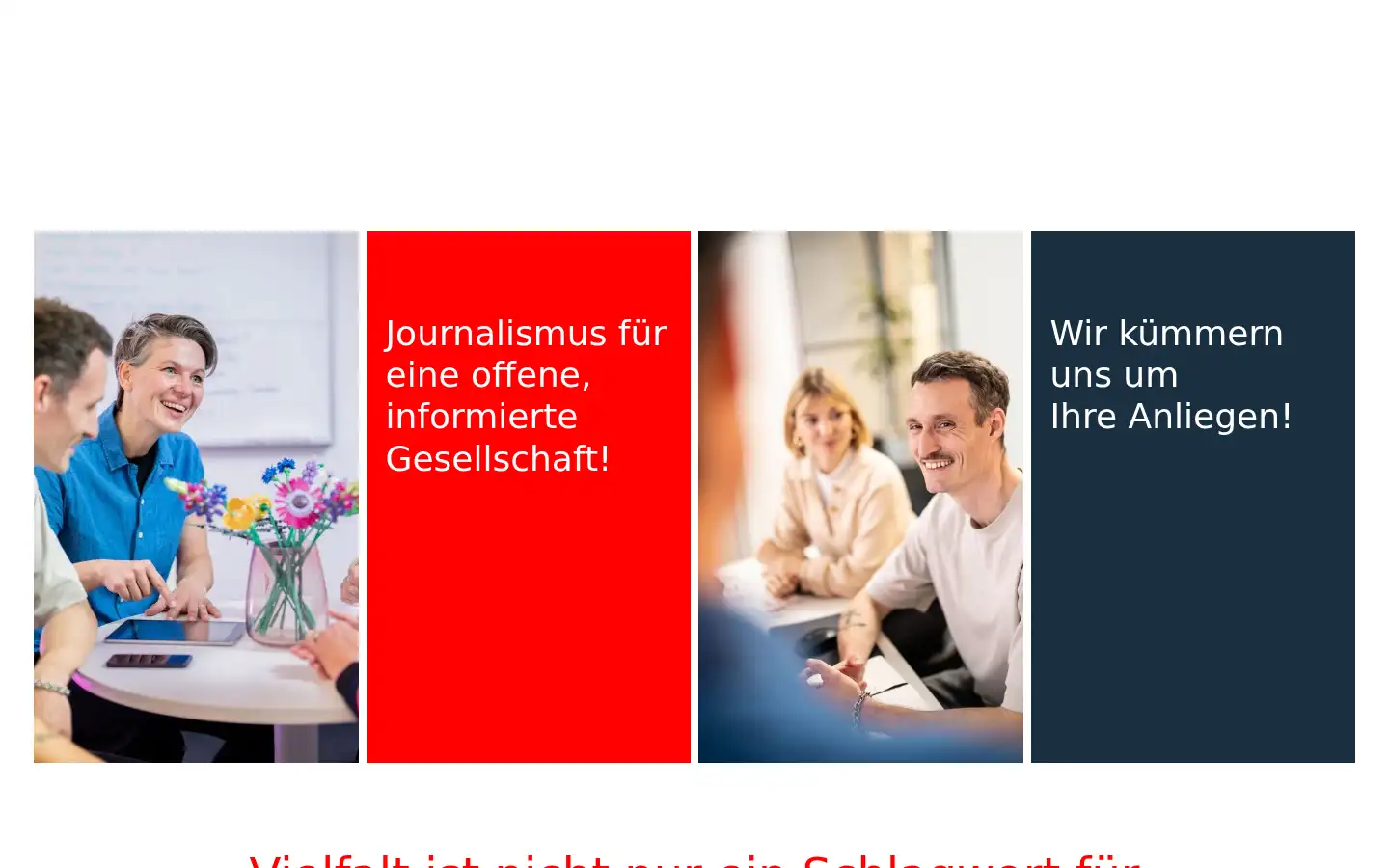 Screenshot of funkemedien.de