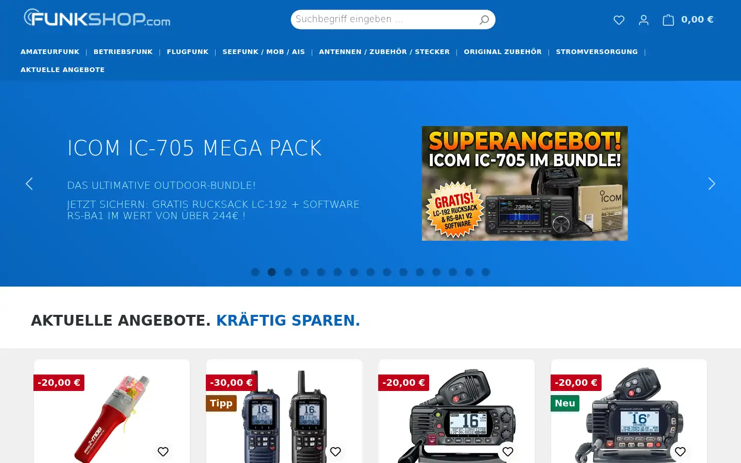 Screenshot of funkshop.com