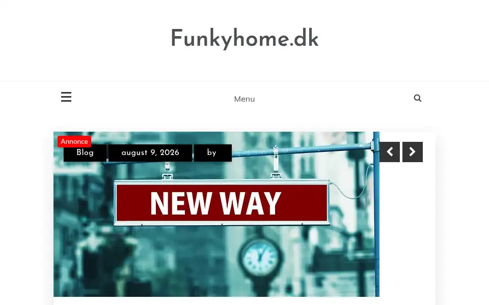 Screenshot of funkyhome.dk
