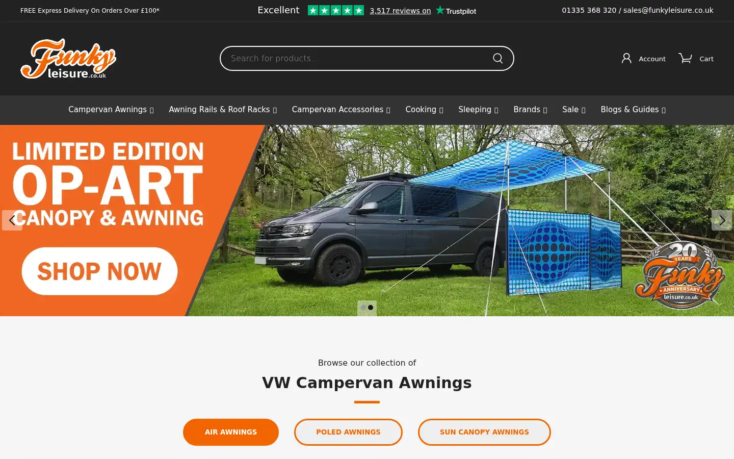Screenshot of funkyleisure.co.uk