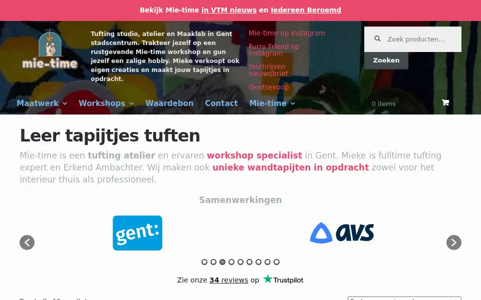 Screenshot of funni.be