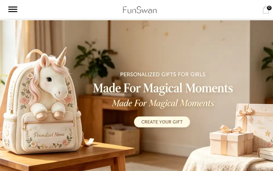 Screenshot of funswan.nl