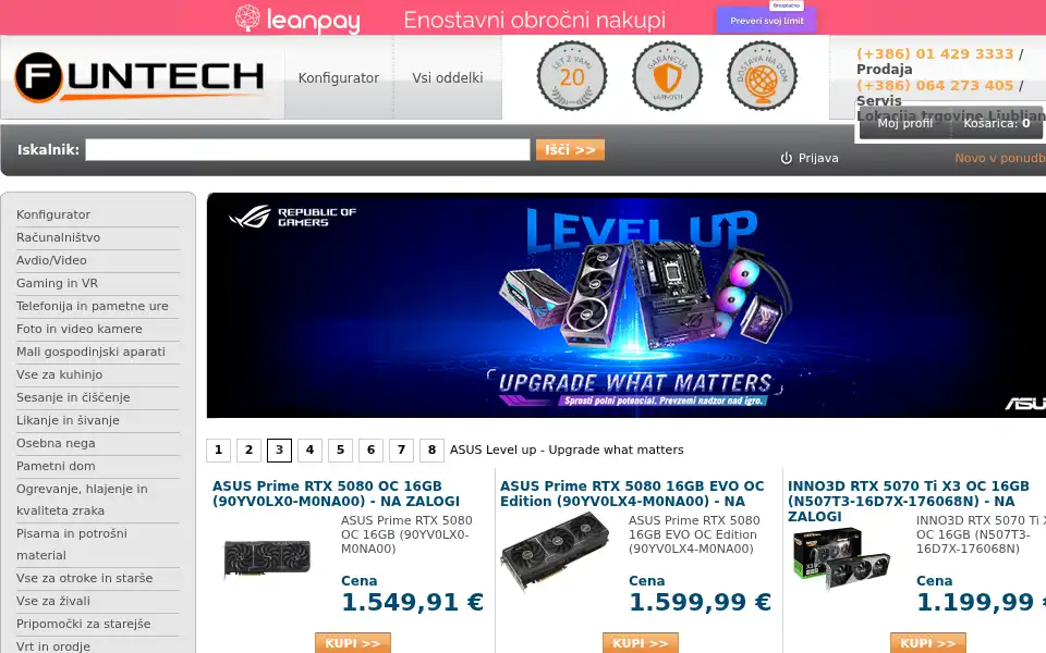 Screenshot of funtech.si