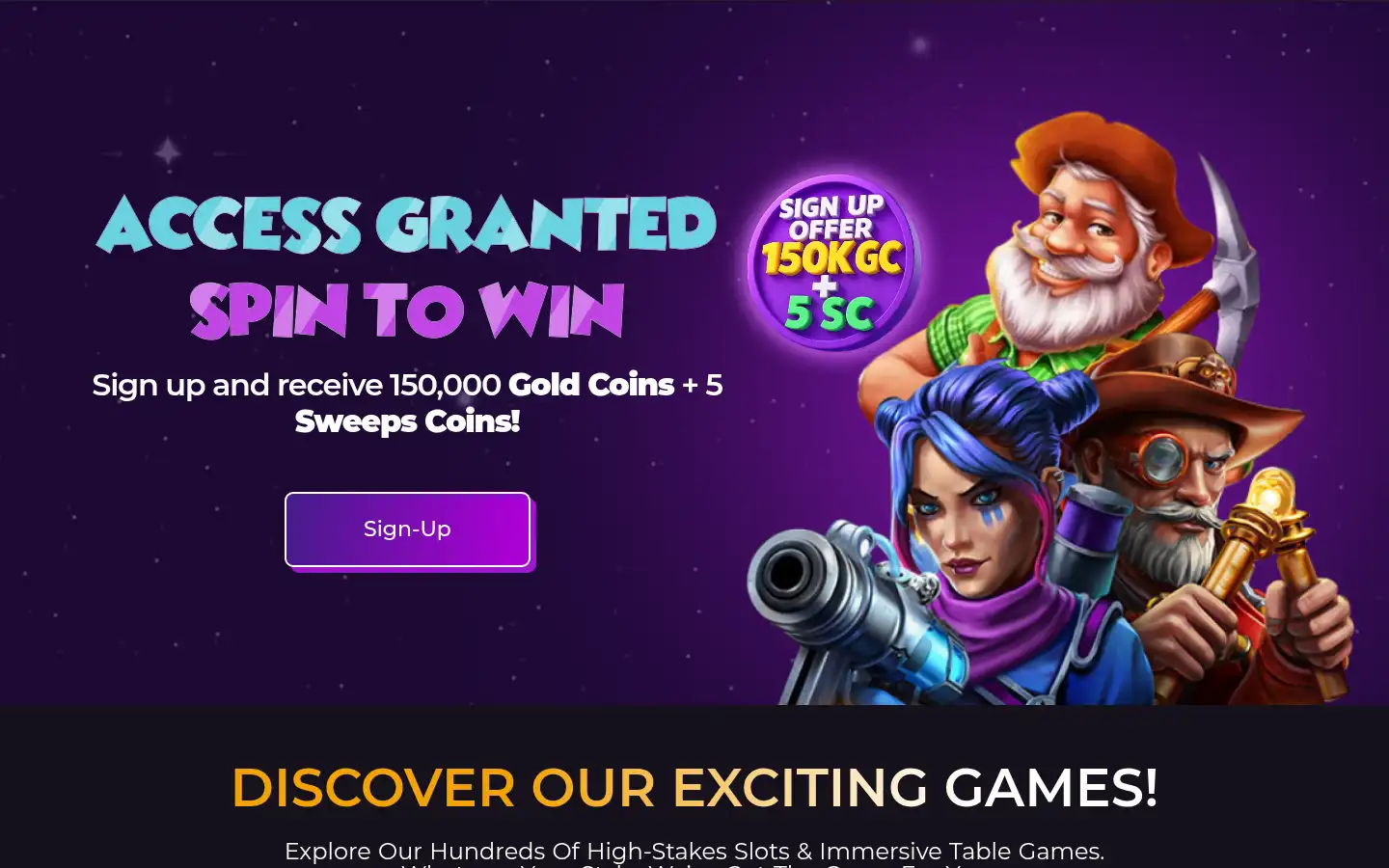 Screenshot of funzcasino.com
