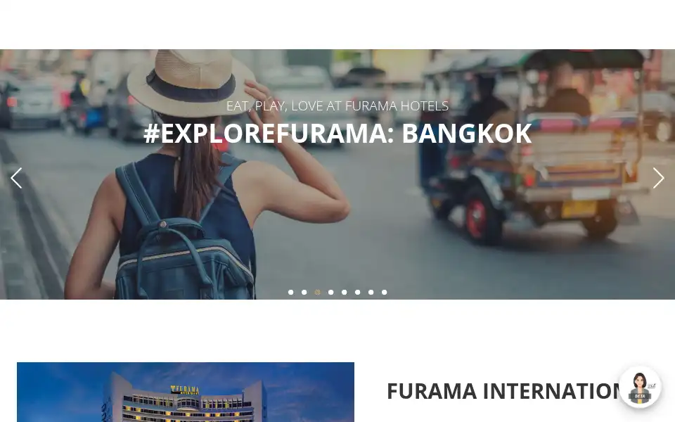 Screenshot of furama.com