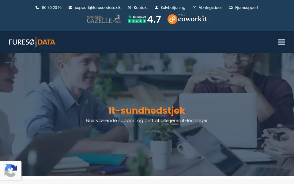 Screenshot of furesoedata.dk