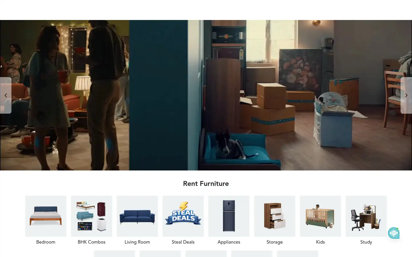 Screenshot of furlenco.com
