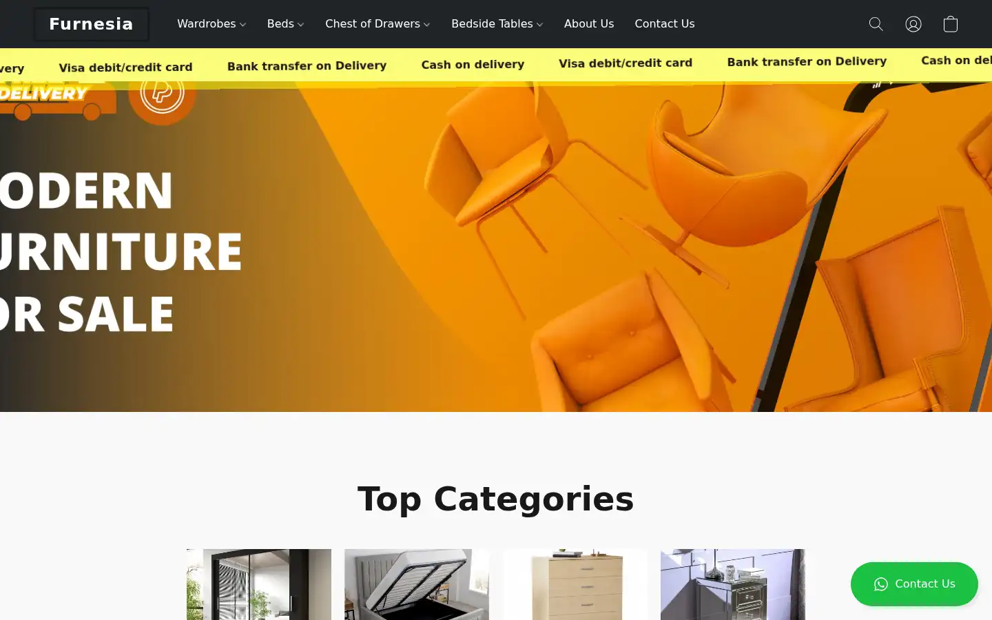 Screenshot of furnesia.co.uk