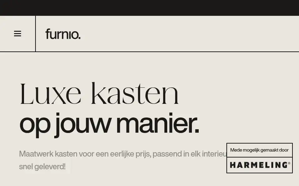 Screenshot of furnio.nl
