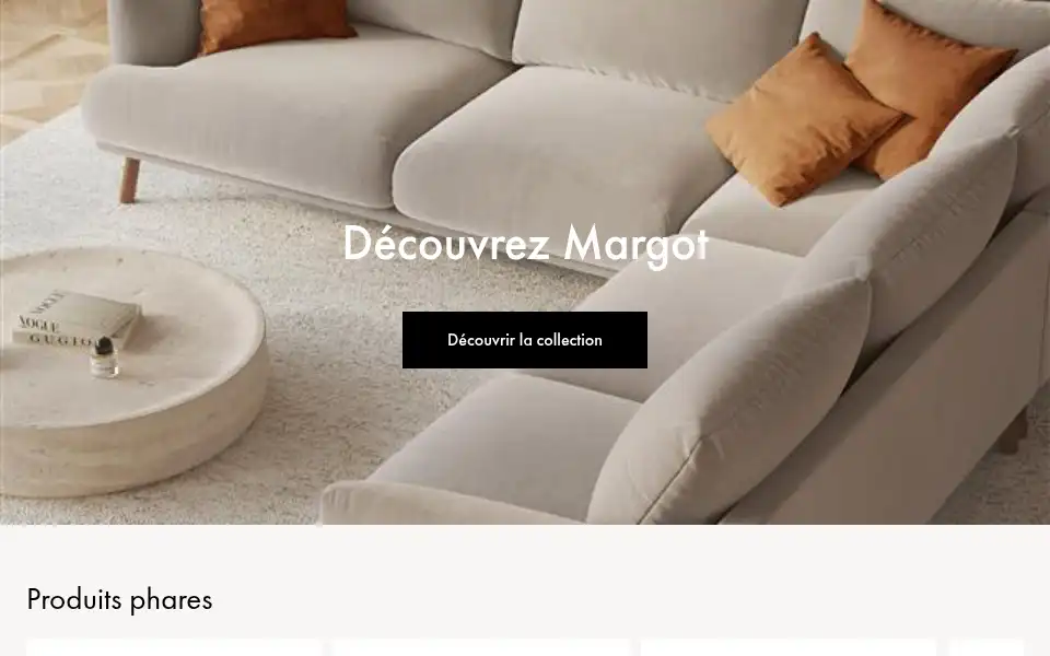 Screenshot of furniture.cxlbylacroix.com
